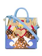 Sophie Hulme - Albion Multi Heart Shoulder Bag - Women - Leather/metal - One Size, Blue, Leather/metal