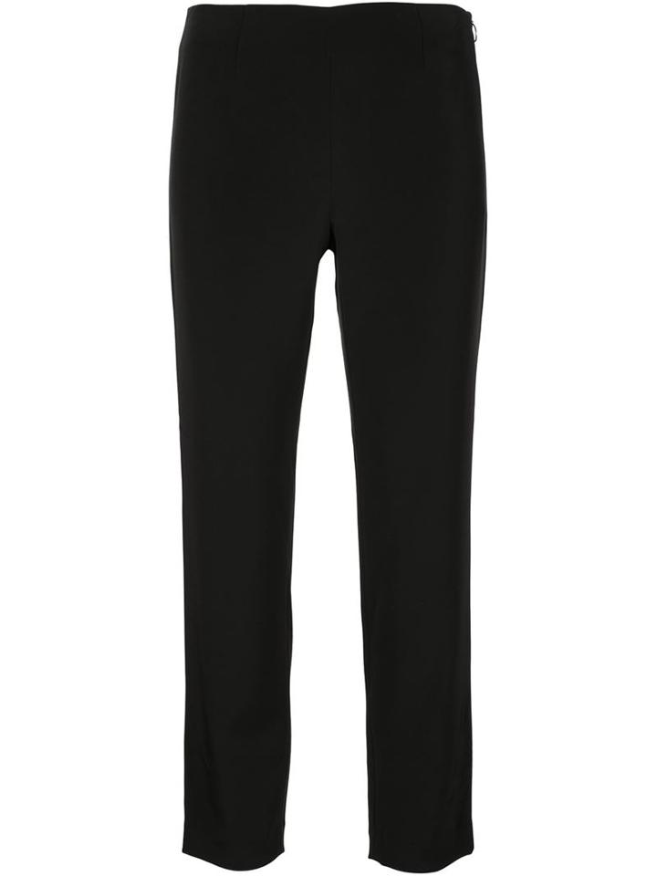 T By Alexander Wang Cropped Trousers, Women's, Size: 4, Black, Polyester/triacetate