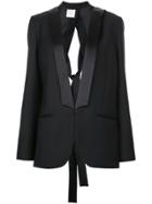 Dion Lee Lapel Tie Blazer - Black