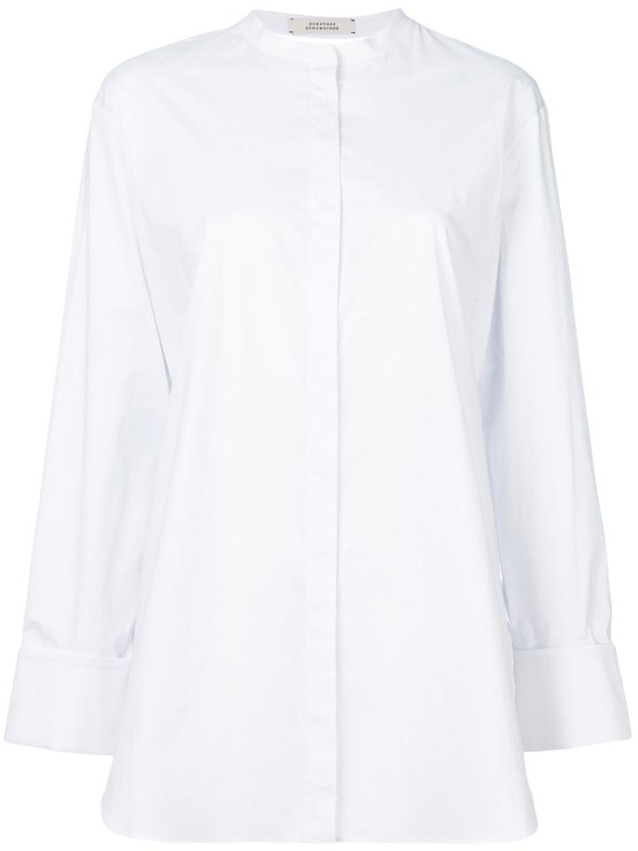 Dorothee Schumacher Collarless Shirt - White
