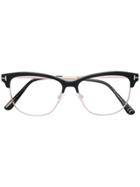 Tom Ford Eyewear Cat-eye Shaped Glasses - Black