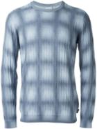 Armani Collezioni Printed Grid Jumper