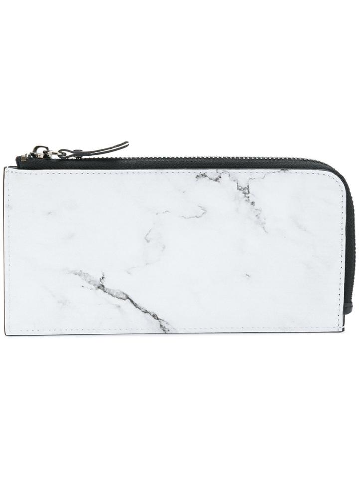 Vision Of Super Long Corner Zip Wallet - White