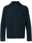 Cp Company - Hooded Lightweight Jacket - Men - Cotton/polyimide - L, Blue, Cotton/polyimide