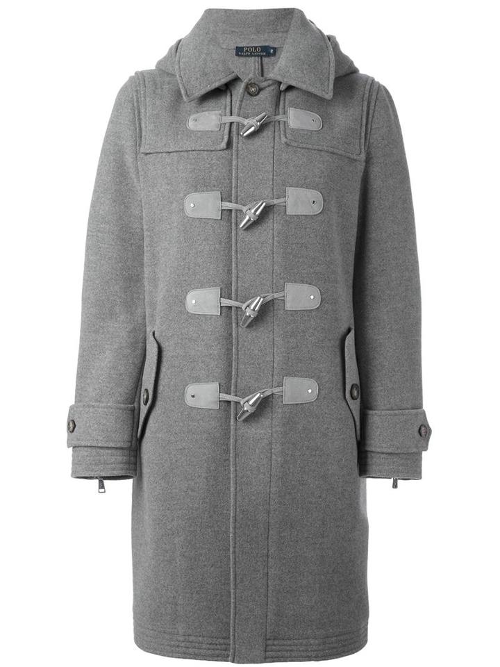 Polo Ralph Lauren 'montgomery' Coat, Women's, Size: 6, Grey, Wool