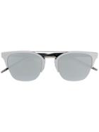 Bottega Veneta Eyewear Square Tinted Sunglasses - Metallic