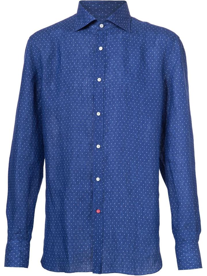 Isaia Dotted Shirt
