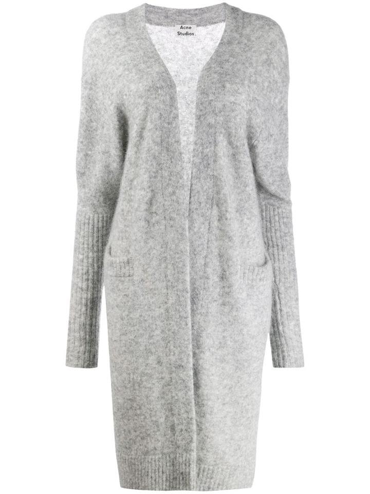 Acne Studios Open Front Cardigan - Grey