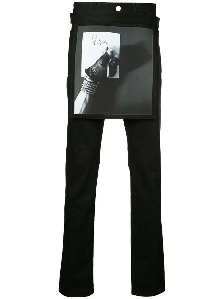 Raf Simons Raf Simons X Robert Mapplethorpe Printed Apron Slim-fit