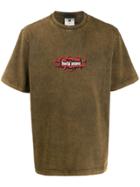 Daily Paper Logo Print T-shirt - Brown