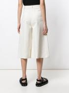 Mcq Alexander Mcqueen Atami Denim Cullotes - Nude & Neutrals