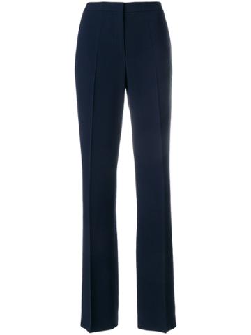 Mantu Creased Tailored Trousers - Blue