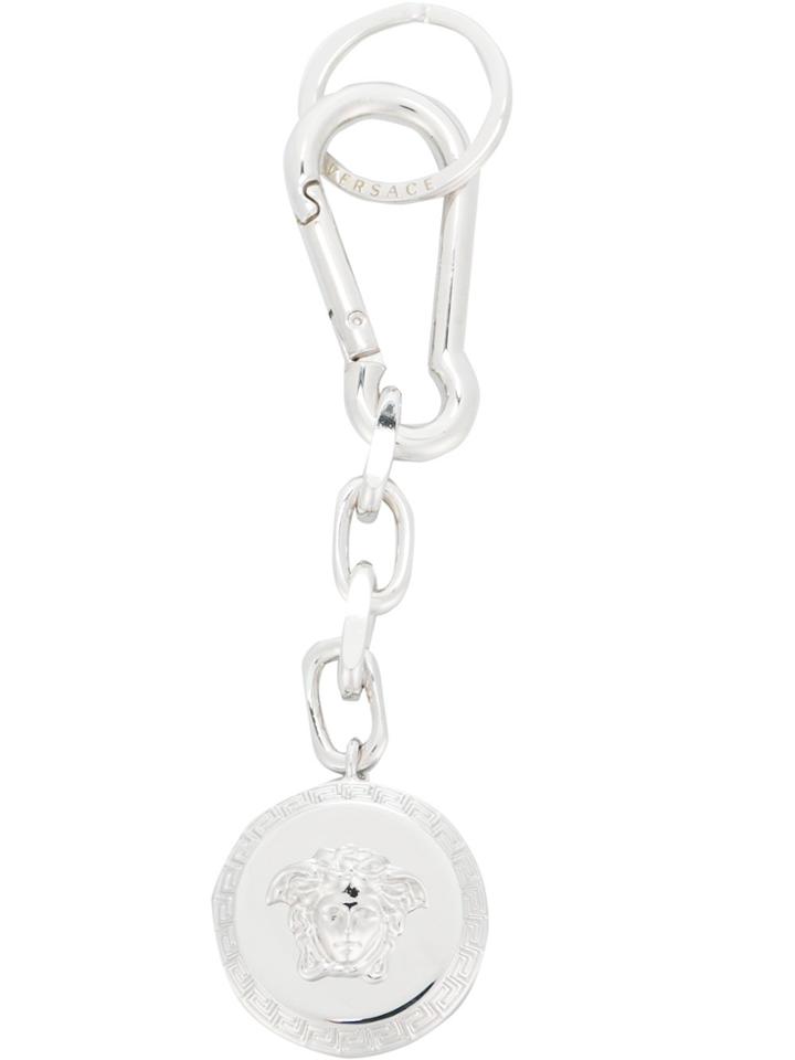 Versace Medusa Charm Keyring - Metallic