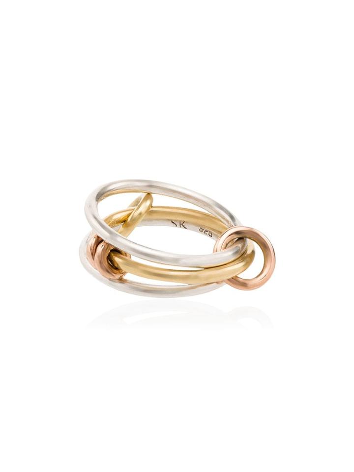 Spinelli Kilcollin 18kt Yellow Gold And Silver Acacia Ring - Silver