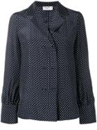 Frame Denim 'sgt. Pepper' Polka Dot Blouse - Blue