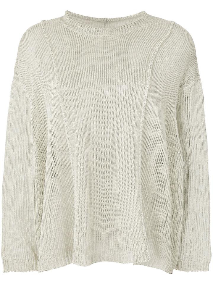 Boboutic Knitted Loose Sweater - Nude & Neutrals
