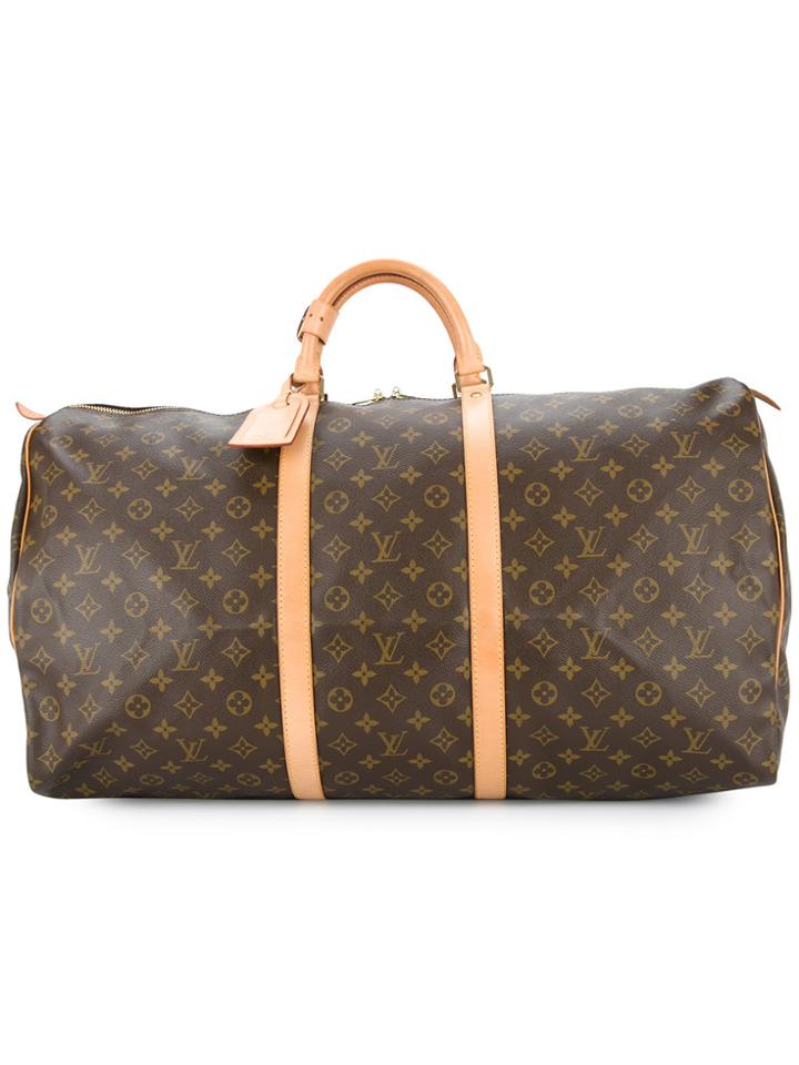 Louis Vuitton Vintage Keepall 60 Travelling Bag - Brown
