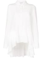 Alberta Ferretti Classic Shift Blouse - White