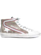 Golden Goose Deluxe Brand Slide Hi-top Sneakers, Women's, Size: 37, White, Calf Leather