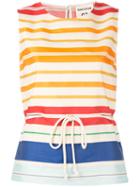 Erika Cavallini Horizontal Stripe Blouse, Women's, Size: 42, Viscose