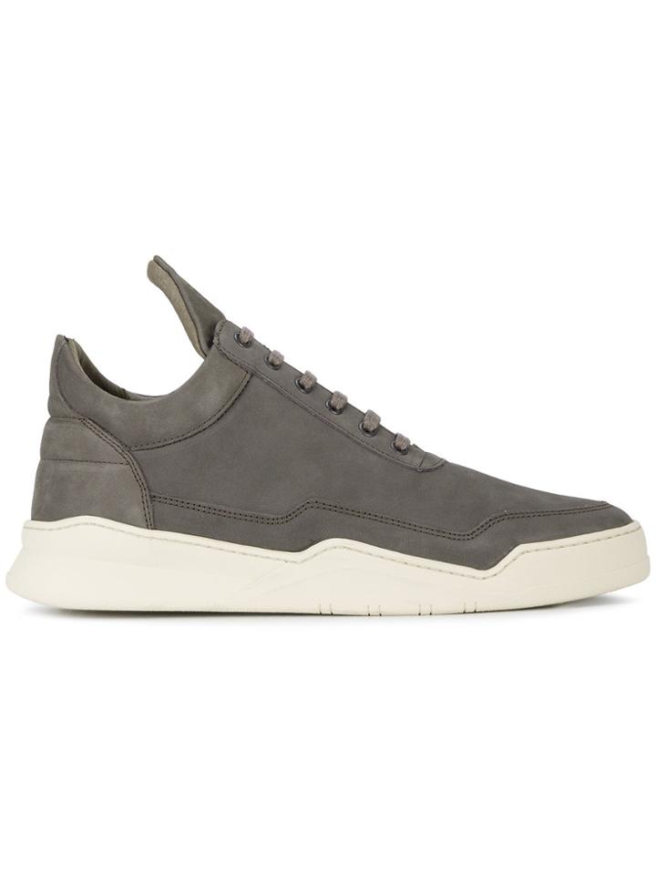Filling Pieces Ghost Lane Low Top Sneakers - Grey