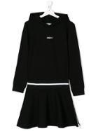 Dkny Kids Teen Hooded Dress - Black