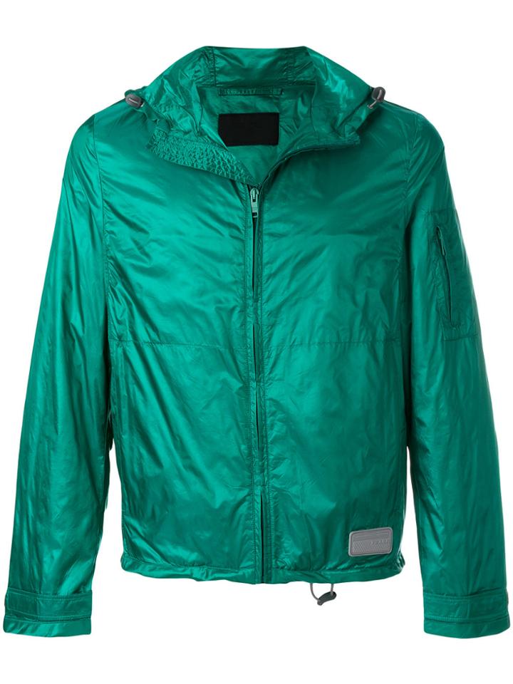 Prada Logo Lightweight Jacket - Green