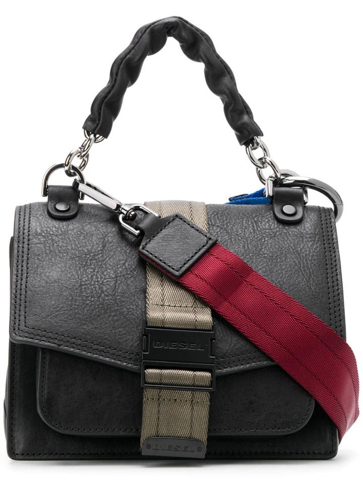 Diesel Miss-match Shoulder Bag - Black