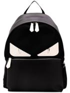 Fendi Eyes Printed Backpack - Black