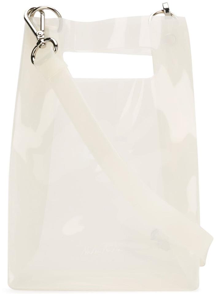 Nana-nana A5 Print Shoulder Bag - White