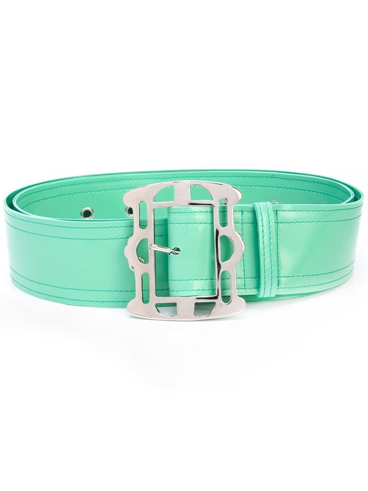 Arthur Avellano Metal Buckle Belt - Green