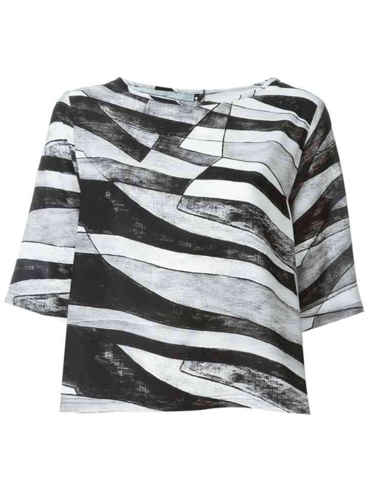 Minimarket 'suffix' Blouse - Black