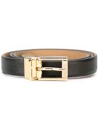 Dolce & Gabbana Classic Belt, Women's, Size: 95, Black, Leather