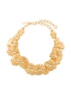 Oscar De La Renta Wild Flower Necklace - Yellow & Orange