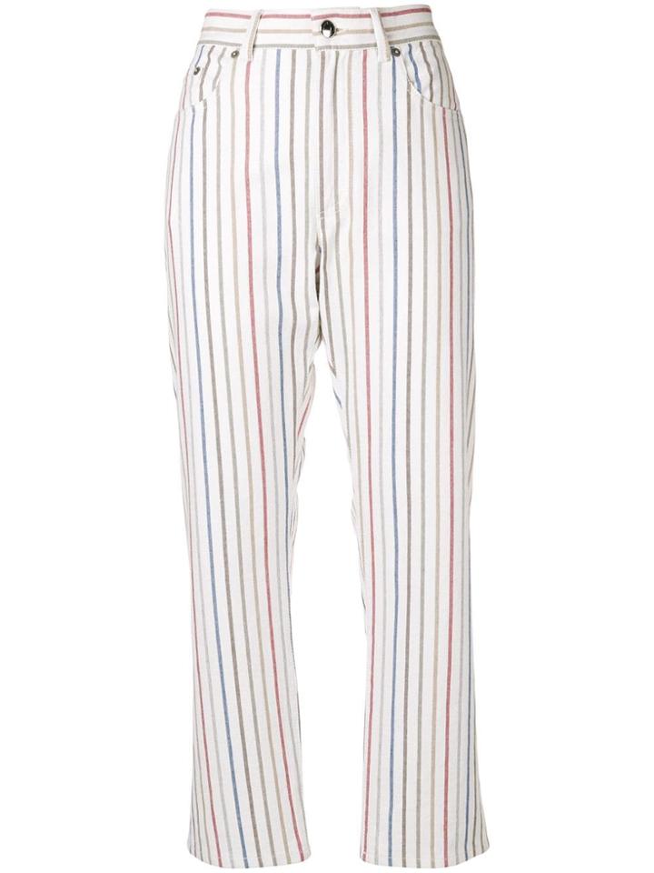 Sonia Rykiel Boyfriend Trousers - White