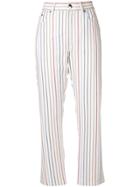 Sonia Rykiel Boyfriend Trousers - White