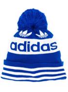 Adidas Branded Bobble Hat - Blue