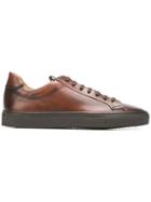 Doucal's Low-top Leather Sneakers - Brown