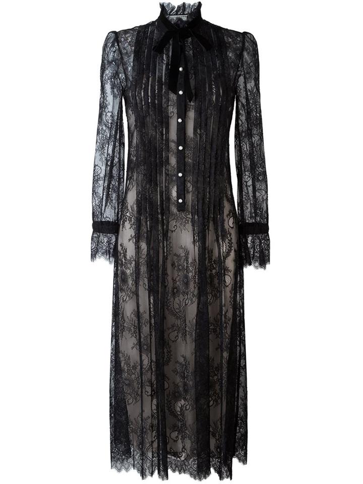 Philosophy Di Lorenzo Serafini Sheer Floral Lace Dress