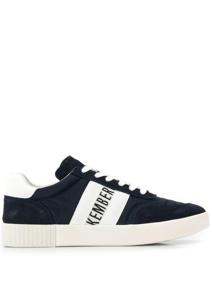 Dirk Bikkembergs Classic Brand Lo-top Sneakers - Blue