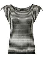 Twin-set Striped T-shirt - Black