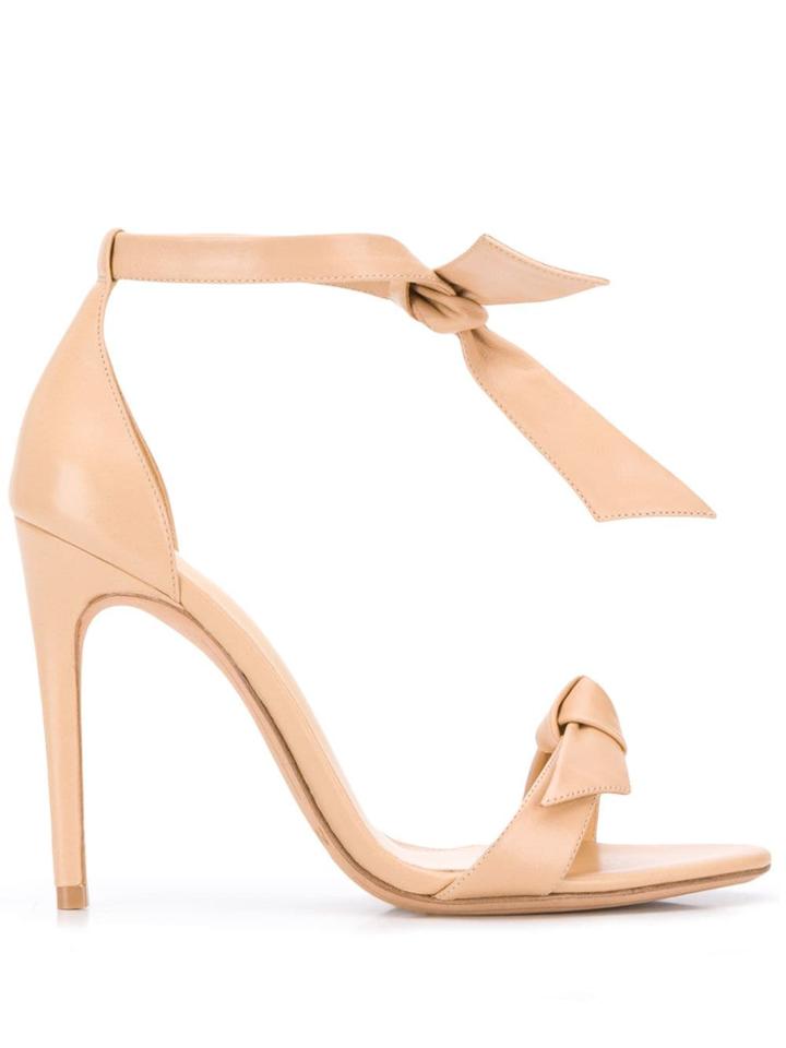 Alexandre Birman Bow Tie Stiletto Sandals - Neutrals