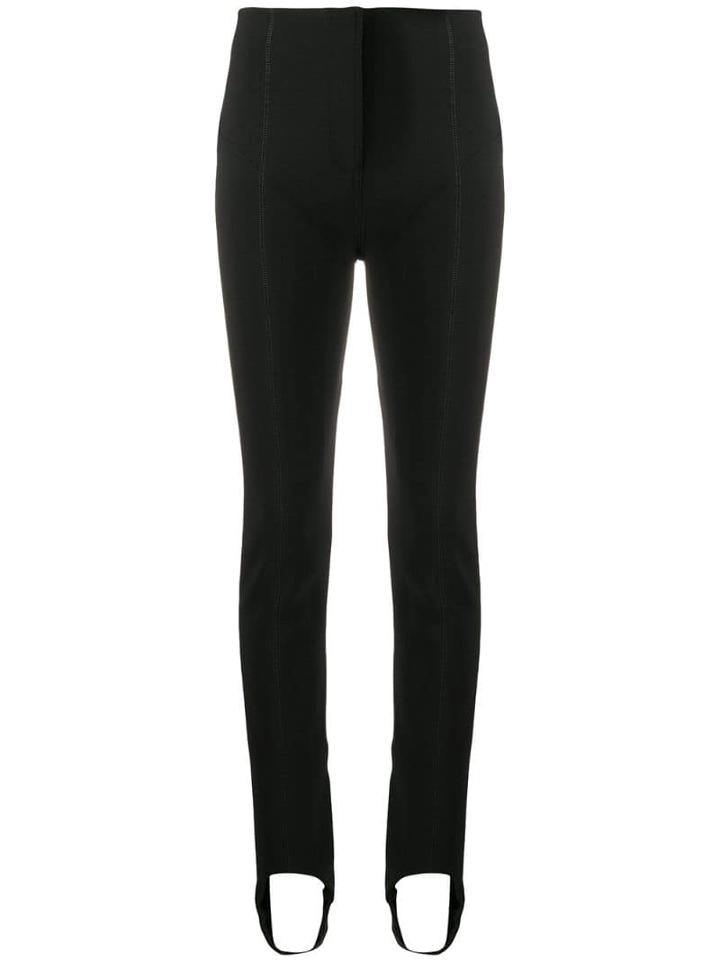 Mugler High-rise Stirrup Leggings - Black