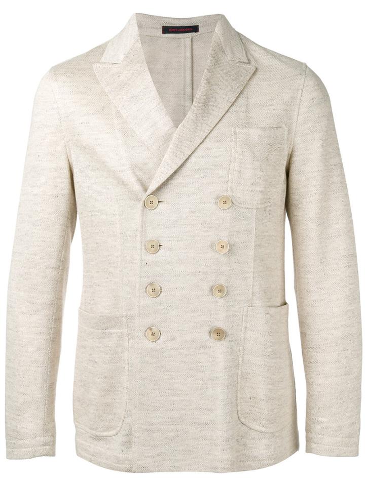 The Gigi - Ziggy Blazer - Men - Linen/flax/acetate/viscose - 48, Nude/neutrals, Linen/flax/acetate/viscose