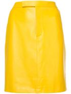 Ralph Lauren Collection Straight High-waisted Skirt - Yellow & Orange