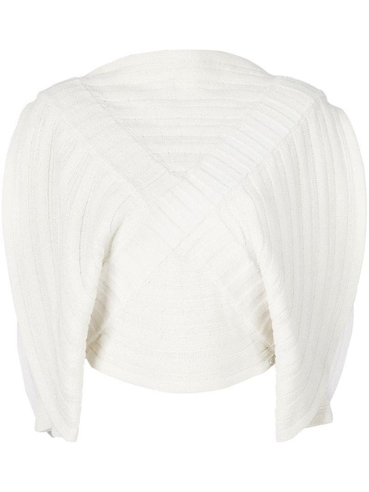 Chanel Pre-owned Circular Knit Top - White
