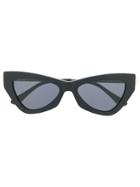 Jimmy Choo Eyewear Donna Cat-eye Sunglasses - Black