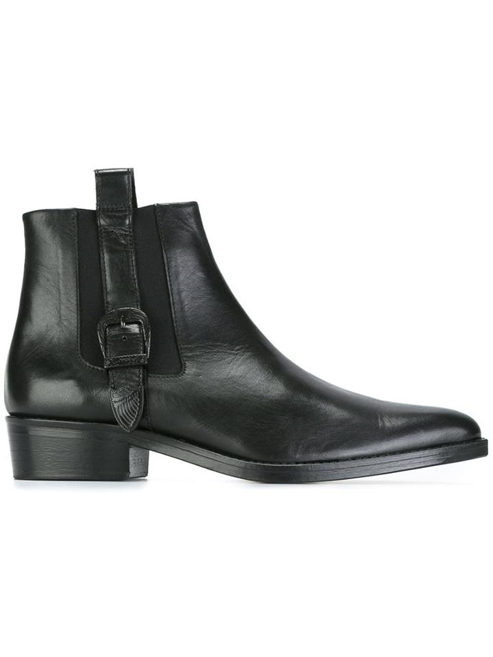 Toga Buckled Chelsea Ankle Boots