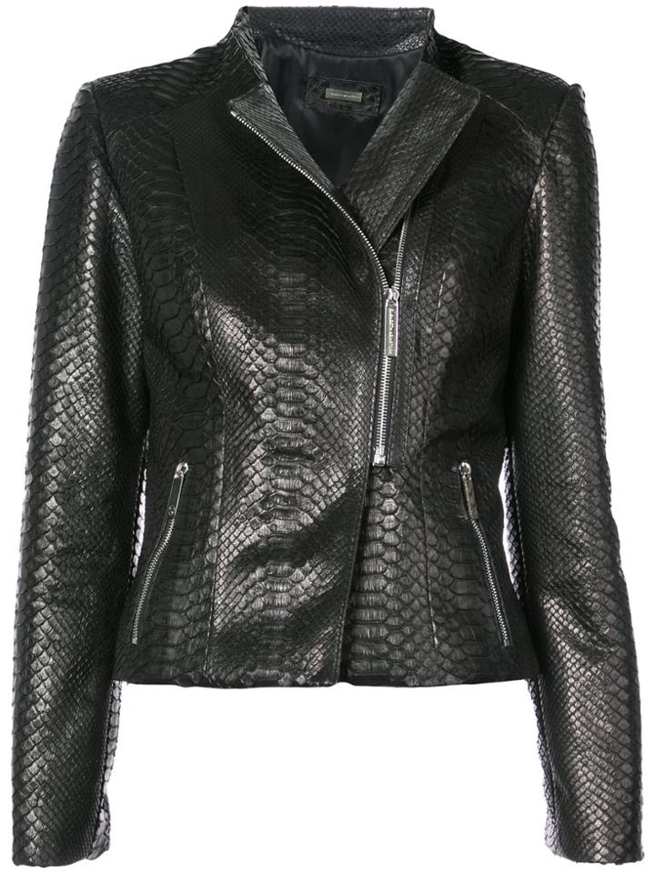 Elisabeth Weinstock Moscow Textured Biker Jacket - Black