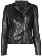 Elisabeth Weinstock Moscow Textured Biker Jacket - Black